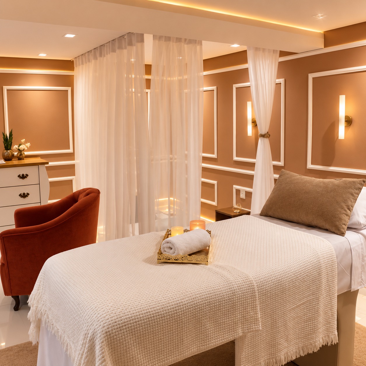 Massagem no Spa Vértice